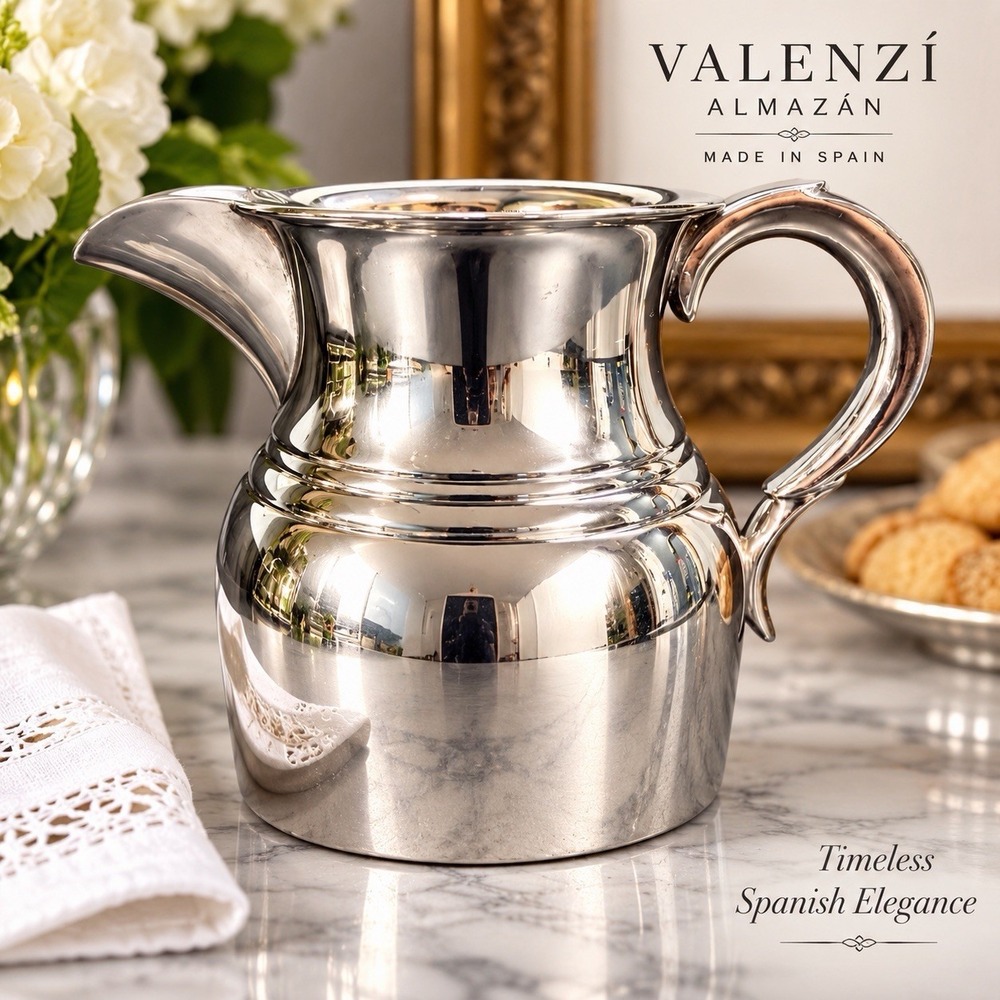 Valentí Almazán Spain Silverplate 5.25" Table Pitcher Creamer Vintage Valenzi